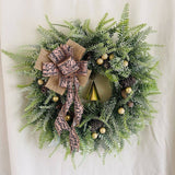 Christmas Pine Cones Pine Needle Artificial Wreath