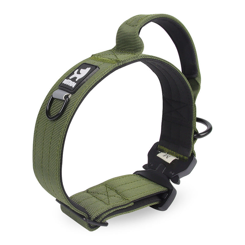 Pet Collar Adjustable Medium Large Dog Training Tactical Collar