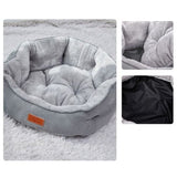 Dog Bed Cat Beds Soft Washable Fleece Puppy Cushion Warm Pet Basket Dog Bed