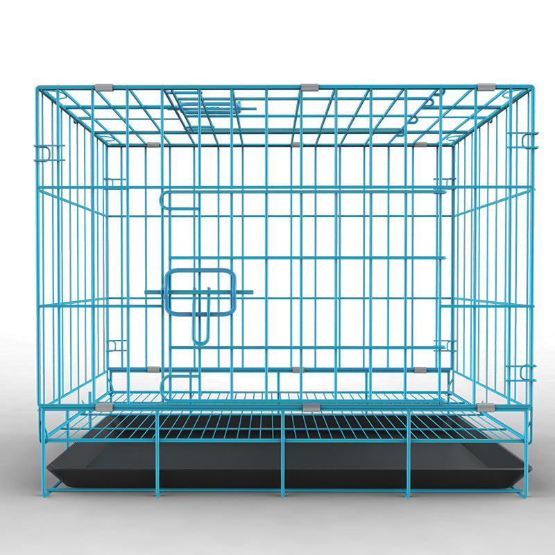 Dog Pet Cage Folding Encryption Bold