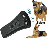 New Dog Repeller Ultrasound Pet Training Anti Barking Control Devices 3 in 1 Stop Bark Deterrents Trainer